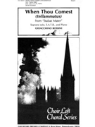 When Thou Comest Inflammatus from ""Stabat Mater"" - Soprano solo S.A.T.B. and Piano by Rossini Gioachino for