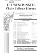 O MAGNIFY THE LORD WITH ME S.A.T.B. and Organ by Anonymous for