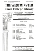 Now Glad Of Heart Be Everyone by Praetorius - Kerman - for SATB
