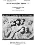 Hodie Christus Natus Est by Sweelinck Jan P for SATB