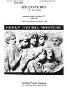 Exultate Deo SATB a capella by Scarlatti Alessandro for
