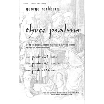 Psalm 23 by Rochberg George for SATB