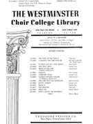 Away in a Manger for Junior Choir SATB and Piano or Organ by Kirkpatrick William J - Richard Brewer - for