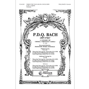 Throw The Yule Log On Uncle John by Bach P.D.Q. - Schickele Peter - for SAB a cappella