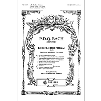 To His Coy Mistress by Bach P.D.Q. - Schickele Peter - James C. Myers for SATB