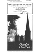 Wach' auf! es nahet gen den Tag S.A.T.B. with Piano by Wagner Richard - Philip Hagemann - for