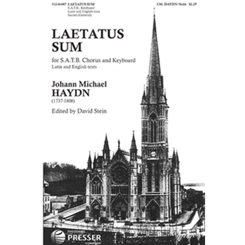 Laetatus Sum by Haydn Michael - Stein - Anonymous for SATB