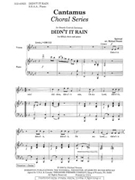 Didn't It Rain for SSAA choir and piano by Anonymous - Michael Neaum - for
