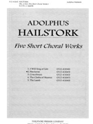 Nocturne No.2 from Five Short Choral Works by Hailstork Adolphus Jim Curtis for SATB a cappella