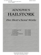 The Lamb No. 5 from ""Five Short Choral Works by Hailstork Adolphus William Blake for