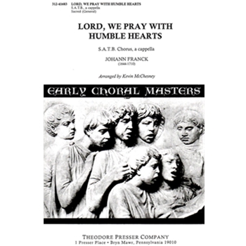 Lord We Pray With Humble Hearts by Franck Johann - McChesney Kevin - for SATB and Piano