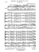 Festival Te Deum No. 7 in E flat for Mixed Voices by Dudley Buck for