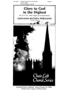 Glory To God In The Highest by Pergolesi Giovanni Battista Anonymous for SATB