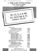 Last Invocation by Schuman W Walt Whitman for SATB a cappella