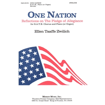 One Nation by Zwilich Ellen Taaff Lamont Erik for SATB