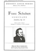 Serenade St?ndchen - For Alto Solo Women's Chorus and Piano by Schubert Franz Paul Boepple Franz for