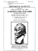 O Mighty God Our Lord by Schutz Heinrich - Boepple Paul - Paul Boepple for 2-Part