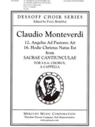 Sacrae Cantiunculae by Monteverdi Claudio - Boepple Paul - for SSA a cappella