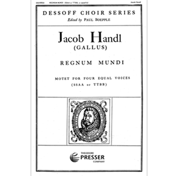 Regnum Mundi by Handl Jacob (Gallus) - Paul Boepple - for