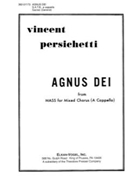 Agnus Dei by Persichetti Vincent for SATB a cappella