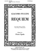 REQUIEM for 3-part Chorus (S.T.B.) Viola Organ or Harmonium by Puccini Giacomo Anonymous for