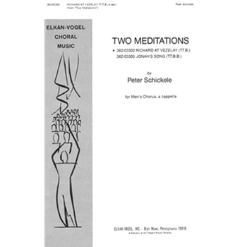 Richard At Vezelay by Schickele Peter Worth Douglas for TTB a cappella