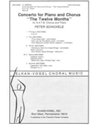 IV. Spring from Concerto for Piano and Chorus """"The Twelve Season for Piano Solo and S.A.T.B Chor by Schickele Peter Anonymous for