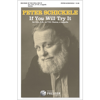 If You Will Try It by Schickele Peter for 2-Part