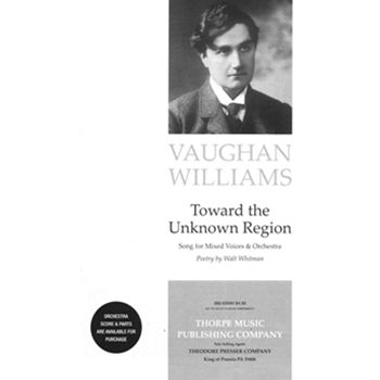 Toward The Unknown Region Full Orchestra Version by Vaughan Williams Ralph for