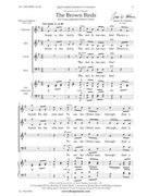 Brown Birds by Holmes Brian Eleanor Farjeon for SATB a cappella