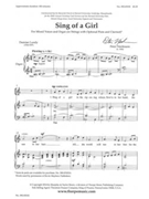 Sing of a Girl by Niedmann Peter Damian Lundy for SATB and Organ