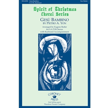 GESU BAMBINO by Yon Pietro A - Butler Eugene S - for