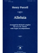 Alleluia by Purcell Henry - Langdon Richard - for SATB