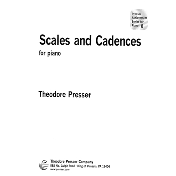 Scales & Cadences by Presser Theodore for Piano