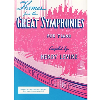 Themes From The Great Symphonies by Johannes Brahms Julius Schulhoff Ludwig Van Beet - Levine - for Piano (.)