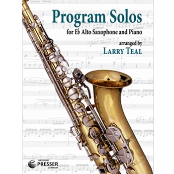 Program Solos For Alto Saxophone & Piano by German Edward  Van - Teal Larry - for Alto Saxophone S
