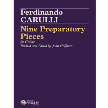9 Preperatory Pieces by Carulli Ferdinando - Hoffman John - for Guitar Collection
