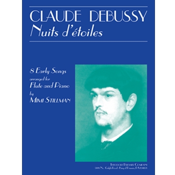 8 Early Songs by Debussy Claude - Stillman M - Paul Verlaine Theod for Flute and Piano