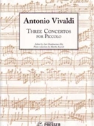 3 Concertos For Piccolo by Vivaldi Antonio Lucio - Dombourian-eby Z - for Piccolo and Piano