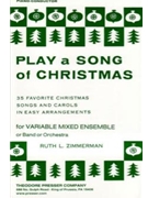 Play A Song Of Christmas by Various - Zimmerman Ruth - John Francis Wade I for Conductor / Piano