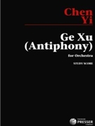 Ge Xu (Antiphony) - 9x12 score by Chen Yi for