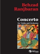 CONCERTO for Violin and Orchestra Study Score by Behzad Ranjbaran for