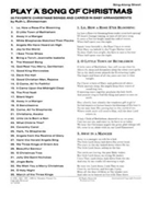 Play a Song of Christmas 35 Favorite Christmas Songs and Carols in Easy Arrangements - Sing-Along Sh by Zimmerman Ruth L for