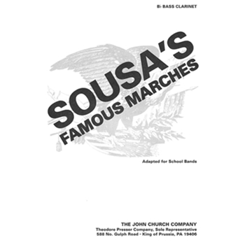 Sousa's Famous Marches by Sousa John Philip - Laudenslager S - for Bass Clarinet