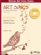 Art Songs For School & Studio 1st Yr by First Year - Glenn and Spouse - Book and CD for Medium High Voice