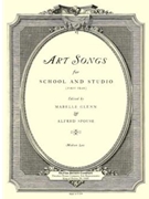 Art Songs For School & Studio 1st Yr by First Year - Glenn and Spouse - Book Only for Medium Low Voice