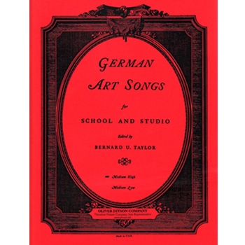 German Art Songs by Various - Taylor Bernard - Von Eichendorff Jos for Medium High Voice