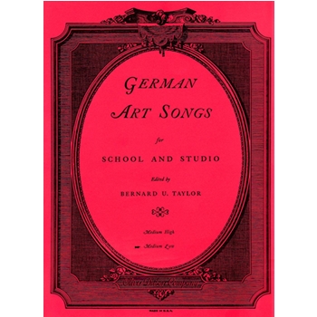 German Art Songs by Various - Taylor Bernard - Heine Heinrich Vo for Medium Low Voice