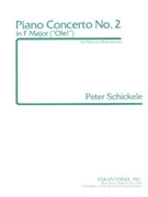 Piano Concerto No.2 in F major Ole: for Piano and Brass Quintet by Schickele Peter for