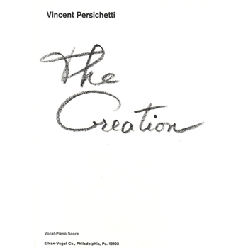 Creation by Persichetti Vincent Anonymous for SATB